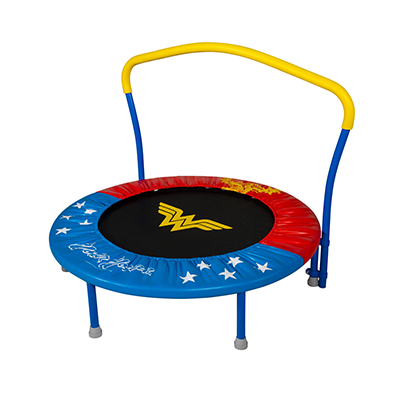 My First Wonder Woman 36-inch Trampoline with Handlebar